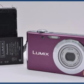 【動作保証】 パナソニック Panasonic LUMIX DMC-FH5 4x バッテリー、充電器付属 同梱無料 #ak444