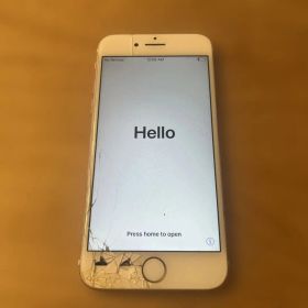 Apple iPhone 7 128GB ローズゴールド 本体 ヒビあり