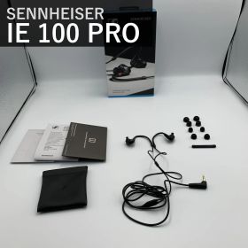 ゼンハイザー SENNHEISER IE 100 PRO Black 508940 有線イヤホン カナル型 モニタリングイヤモニ 10mmダイナミック 3.5mm 国内正規品 音楽制作 ライブ DTM 高音質 純正ケース付属