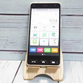 Y!mobile 京セラ かんたんスマホ 705KC シルバー 本体 白ロム SIMロック解除済み SIMフリー B081173