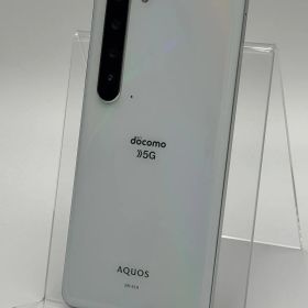 【訳あり中古C】AQUOS R5G SH-51A オーロラホワイト SIMフリー 白ロム