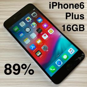 iPhone6 Plus 16GB SPACEGRAY バッテリー89% docomo