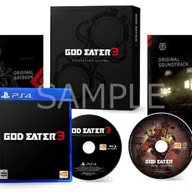 【中古】 【PS4】GOD EATER 3 初回限定生産版【早期購入特典】主人公着せ替え衣装「ヴァジュラくん[獣神]」をダウンロードできるプロダクトコード (封入) 【初回限定生産版特典】主人公着せ替え衣装「ヴァジュラくん[帝王]」をダウンロードできるプロダクトコード (