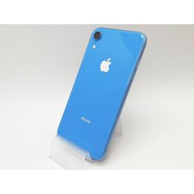 【中古】Apple SoftBank 【SIMロック解除済み】 iPhone XR 128GB ブルー MT0U2J/A【府中ル・シーニュ】保証期間1ヶ月【ランクC】