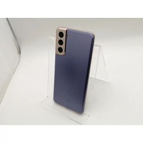 【中古】SAMSUNG au 【SIMロック解除済み】 Galaxy S21 5G ファントムバイオレット 8GB 256GB SCG09【千葉】保証期間1ヶ月【ランクB】