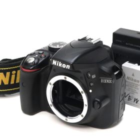 B (並品) Nikon ニコン D3300 ボディ ブラック 初期不良返品対応 88-119