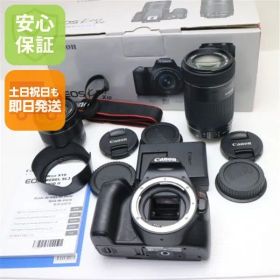 新品同様 EOS Kiss X10 ダブルズームキット ブラック 即日発送 Canon デジタル一眼カメラ デジタルカメラ 土日祝発送OK