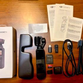DJI Pocket 2 microSDと三脚付
