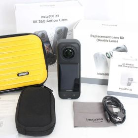 【美品】Insta360 X5 通常版 CINSAAHA ブラック 追加アクセサリー付き 360度カメラ アクションカメラ インスタ360 本体