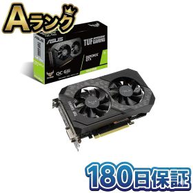 【中古】 整備済み品 ASUS NVIDIA GeForce GTX 1660 SUPER 搭載 本体 グラフィックボード TUF-GTX1660S-O6G-GAMING グラボ ビデオカード 6GB ゲーミング 徹底除菌清掃済 高品質 中古 送料無料 翌日配送 エイスース 180日保証