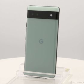 (中古)GOOGLE Google Pixel 6a 128GB セージ GB17L Softbank SIMフリー(348-ud)
