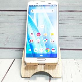 docomo AQUOS sense3 SH-02M シルバーホワイト 本体 白ロム SIMロック解除済み SIMフリー B736547