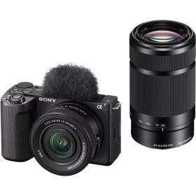 SONY ソニー VLOGCAM ZV-E10M2X ダブルズームレンズキット [ブラック] ミラーレス一眼カメラ[ラッピング可] R-LOGI