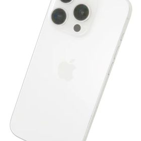 【Apple】アップル『iPhone15Pro / 6.1inch / 256GB / SIMロック解除済 ドコモ / ホワイトチタニウム』MTUD3J/A 2023年発売 スマートフォン 1週間保証【中古】