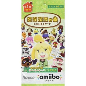新品 Nintendo Switchアクセサリー どうぶつの森amiiboカード 第1弾 1パック