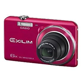 【中古】CASIO デジタルカメラ EXILIM EXZS26RD 1610万画素 光学6倍ズーム 広角26mm EX-ZS26RD レッド
