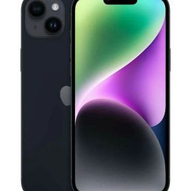 【中古】【安心保証】 iPhone14 Plus[256GB] docomo ミッドナイト