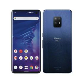 【SIMロック解除済】docomo arrows 5G F-51A ネイビーブラック FUJITSU 当社3ヶ月間保証 中古 イオシス