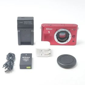 ニコン Nikon 1 J1 ボディ レッド[並品]