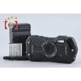 【中古】RICOH リコー PENTAX ペンタックス WG-50 ブラック 防水デジタルカメラ シャッター回数僅少