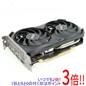 【中古】MSI グラフィックボード GeForce RTX 4060 Ti VENTUS 2X BLACK 8G OC PCIExp 8GB