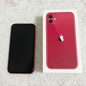 Apple iPhone 11 レッド/128GB/本体（付属品一式付き）