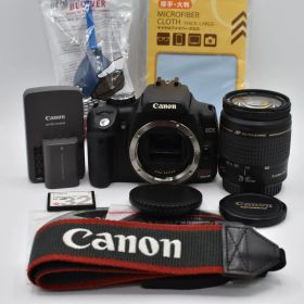 美品 Canon EOS Kiss Digital N EF 28-80mm USM レンズセット 純正充電器 バッテリー Canon純正CFカード32MB付