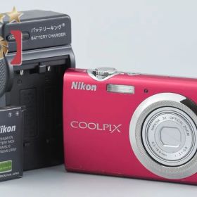 【中古】Nikon ニコン COOLPIX S230 ローズレッド コンパクトデジタルカメラ