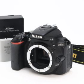 AB+ (良品) Nikon ニコン D5500 ボディ ブラック 初期不良返品対応 88-90