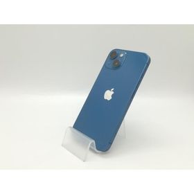 【中古】【赤ロム保証あり】Apple 楽天モバイル 【SIMフリー】 iPhone 13 256GB ブルー MLNM3J/A【三宮駅前】保証期間１ヶ月【ランクC】