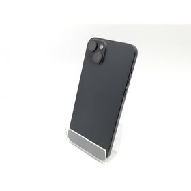 【中古】【赤ロム保証あり】Apple au 【SIMフリー】 iPhone 15 Plus 128GB ブラック MU083J/A【三宮センター】保証期間１ヶ月【ランクB】