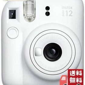 富士フイルム(FUJIFILM) チェキ インスタントカメラ instax mini 12 クレイホワイト INS MINI 12 WHITE