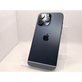 【中古】Apple 国内版 【SIMフリー】 iPhone 15 Pro Max 1TB ブルーチタニウム MU723J/A【大須2】保証期間１ヶ月【ランクB】