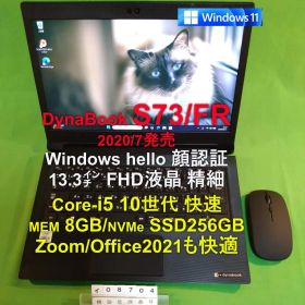 Dynabook S73/FR/i5 10210U/8G/SSD256G