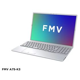 富士通(FUJITSU) FMV Note A FMVA75K3SA 16.0型 Win11Home Corei5 メモリ16GB SSD256GB Office オプション付 ファインシルバー A75-K3