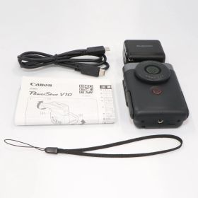 Canon PowerShot V10 コンパクトデジタルカメラ psv10-slシルバー【良い(B)】
