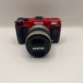 作例付き PENTAX Q10 レッド ミラーレス一眼 ショット数 約1400
