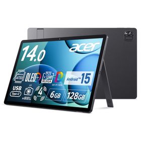 Acer タブレットパソコン Iconia X14(14型/ Android/ Allwinner A733/ メモリ6GB/ストレージ 128GB/ 10点マルチタッチ)マットブラック X14-11MN-H16Q 返品種別A