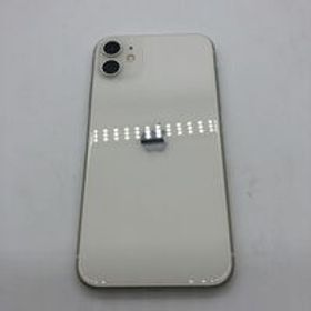 中古 【SIMロック解除済み】【docomo】 Apple iPhone11 128GB (ホワイト) MWM22J/A 155376 状態： C:並品