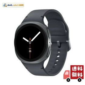 Samsung Galaxy Watch8 40mm グラファイト スマートウォッチ 本体 端末 Samsung純正 国内正規品 2025年発売 Felica対応 5ATM+IP68 Bluetooth v5.3 Dual GPS搭載 通話機能 最大30