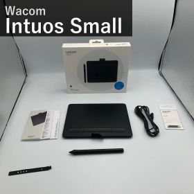 ワコム Wacom ペンタブレット Intuos Small ベーシック CTL-4100/K0 ブラック 黒 板タブ 筆圧4096 Windows Mac Chromebook Android対応 USB接続 ペン 替え芯 外箱付属 国内正規品