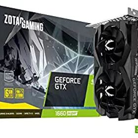 【中古】【39shop】ZOTAC★GAMING GeForce GTX 1660 SUPER Twin Fan グラフィックスボード ZTGTX1660S-6GBTWIN/ZT-T16620F-10L VD7109（良い）
