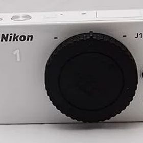 【中古】【39shop】Nikon★ミラーレス一眼カメラ Nikon 1 ニコンワン J1 ジェイワン 標準ズームレンズキット ホワイトN1 J1HLK WH（非常に良い）