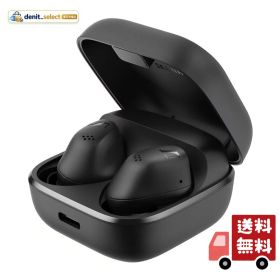 ゼンハイザー Sennheiser ワイヤレスイヤホン ACCENTUM True Wireless ブラック 高性能ドライバー 28時間再生 ハイブリッドノイズキャンセリング 外音取り込み機能 bluetooth 5.3 IP54 ポケットサイズ ワイ