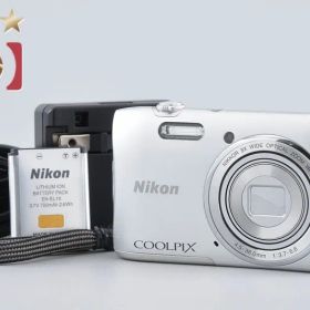 【中古】Nikon ニコン COOLPIX S3600 クリスタルシルバー コンパクトデジタルカメラ