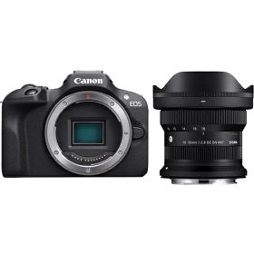 CANON(キヤノン) 【セット 超広角でダイナミックに ズームレンズ1本】EOS R100 ボディ＋シグマ10-18mm F2.8セット