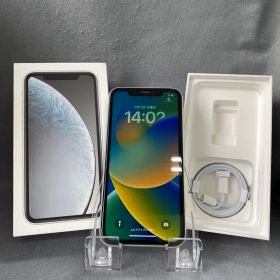 超美品 国内版 SIMフリー iPhoneXR 128GB ホワイト色