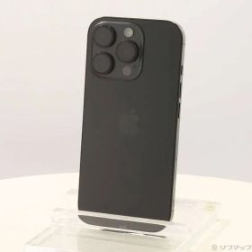 ソフマップ 〔中古品〕 iPhone16 Pro 128GB ブラックチタニウム MYMV3J／A SIMフリー【297】