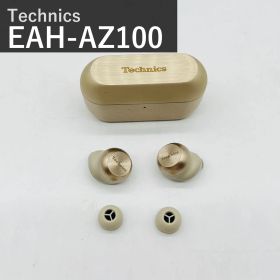 テクニクス Technics 完全ワイヤレスイヤホン EAH-AZ100-N シャンパンゴールド 60周年限定色 ノイズキャンセリング 磁性流体ドライバー 3台マルチポイント ハイレゾ LDAC対応 Bluetooth 国内正規品