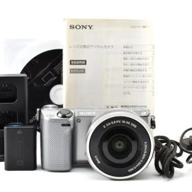 SONY α NEX-5R ボディ 標準ズームレンズ付き シルバー